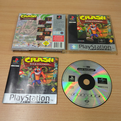Crash Bandicoot Platinum Sony PS1 game