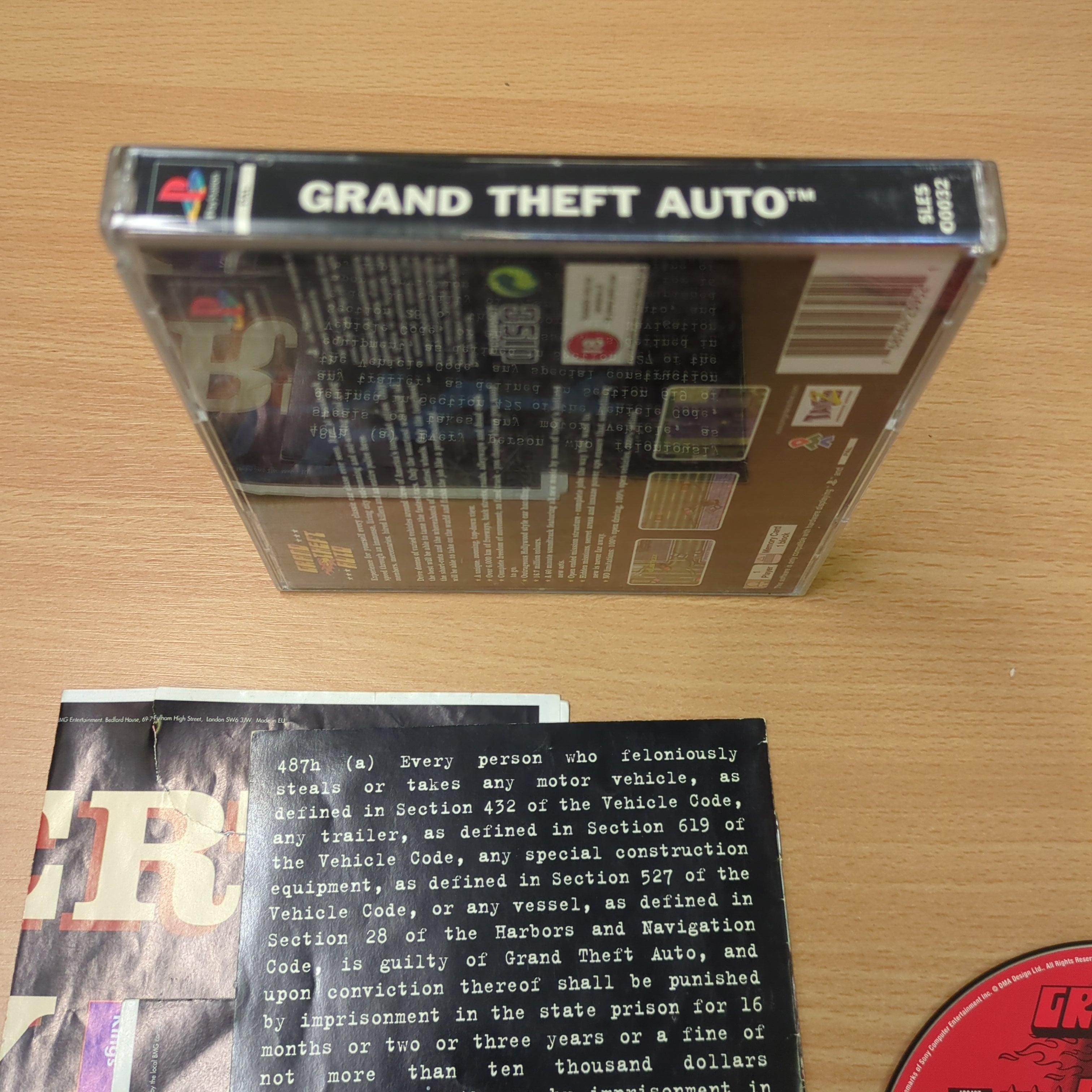 Grand Theft Auto Sony PS1 game