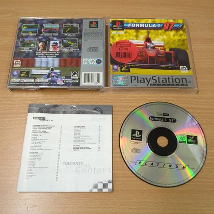 Formula 1 97 Platinum Sony PS1 game