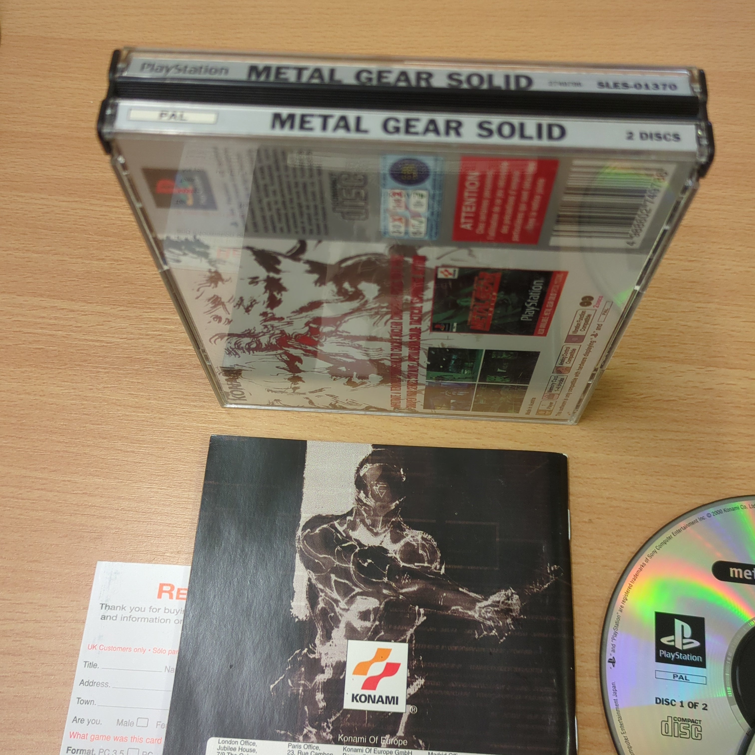 metal gear solid platinum ps1 Metal Gear Solid Platinum (Big Box) Sony PS1 game – retro game store uk