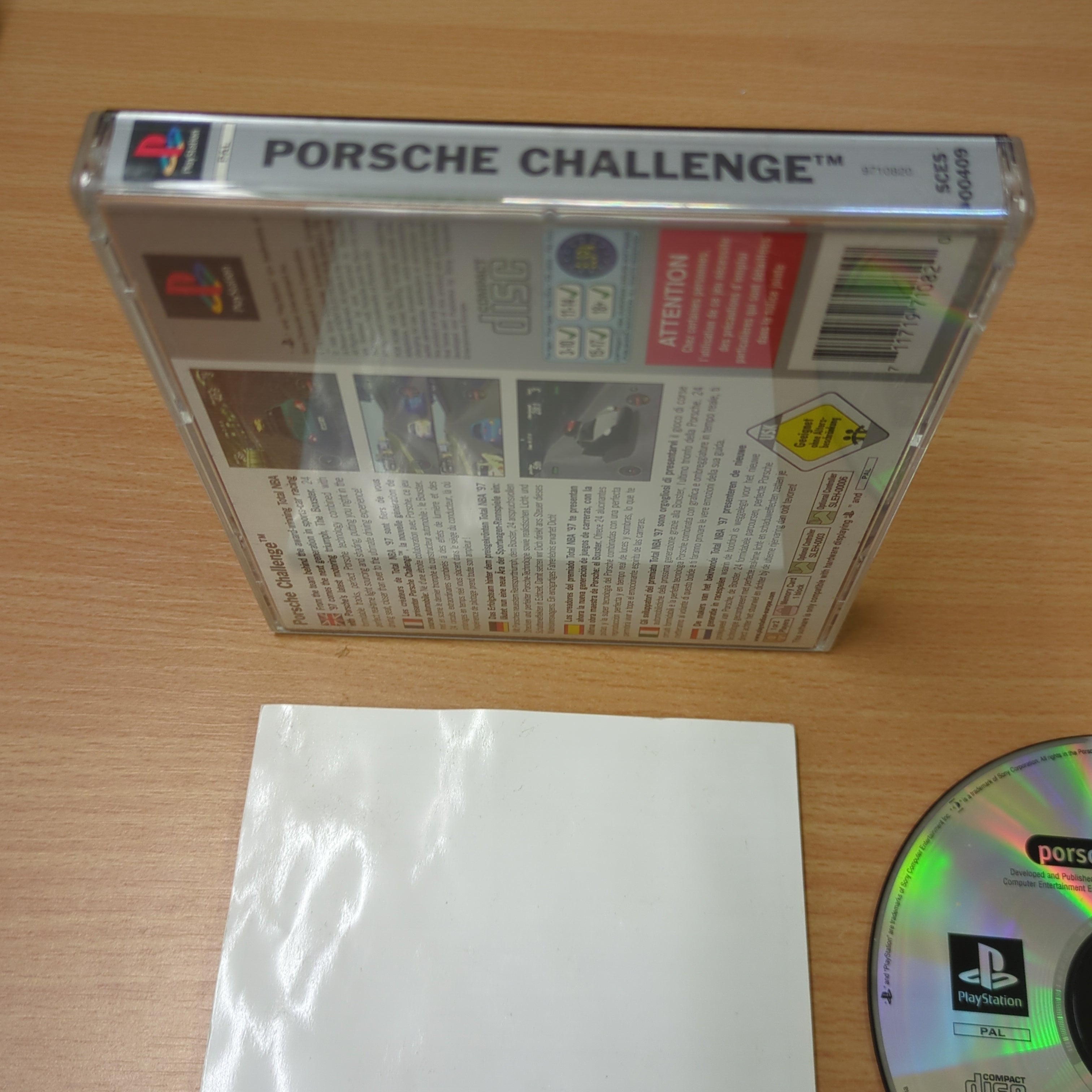 Porsche Challenge Platinum Sony PS1 game