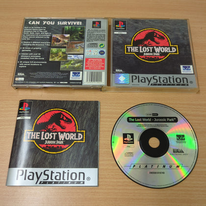 The Lost World Jurassic Park Platinum Sony PS1 game