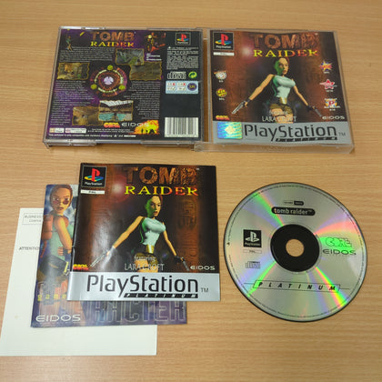 Tomb Raider Platinum Sony PS1 game