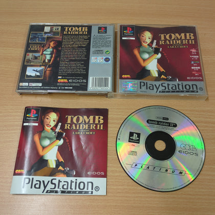 Tomb Raider II Platinum Sony PS1 game