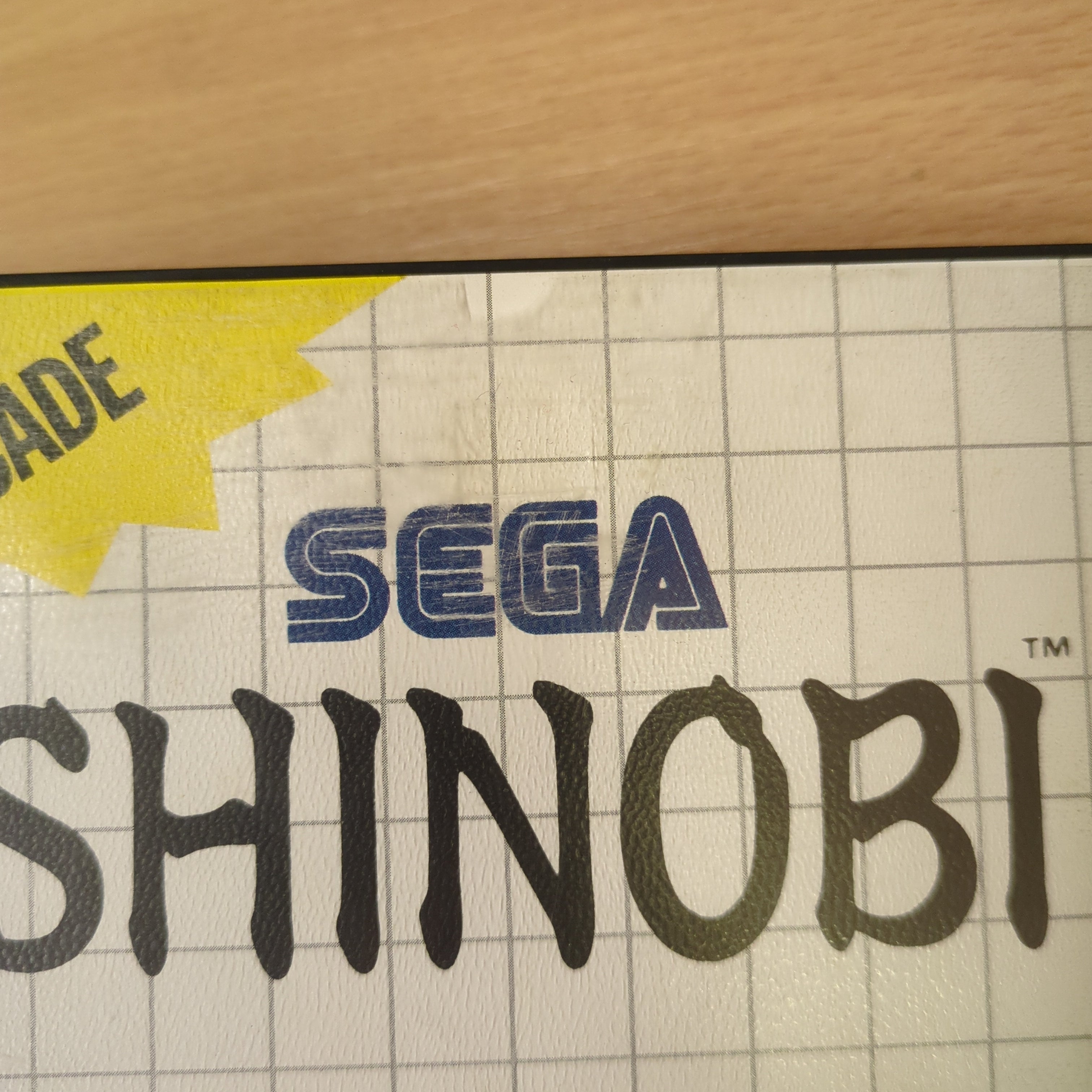 Shinobi Sega Master System game