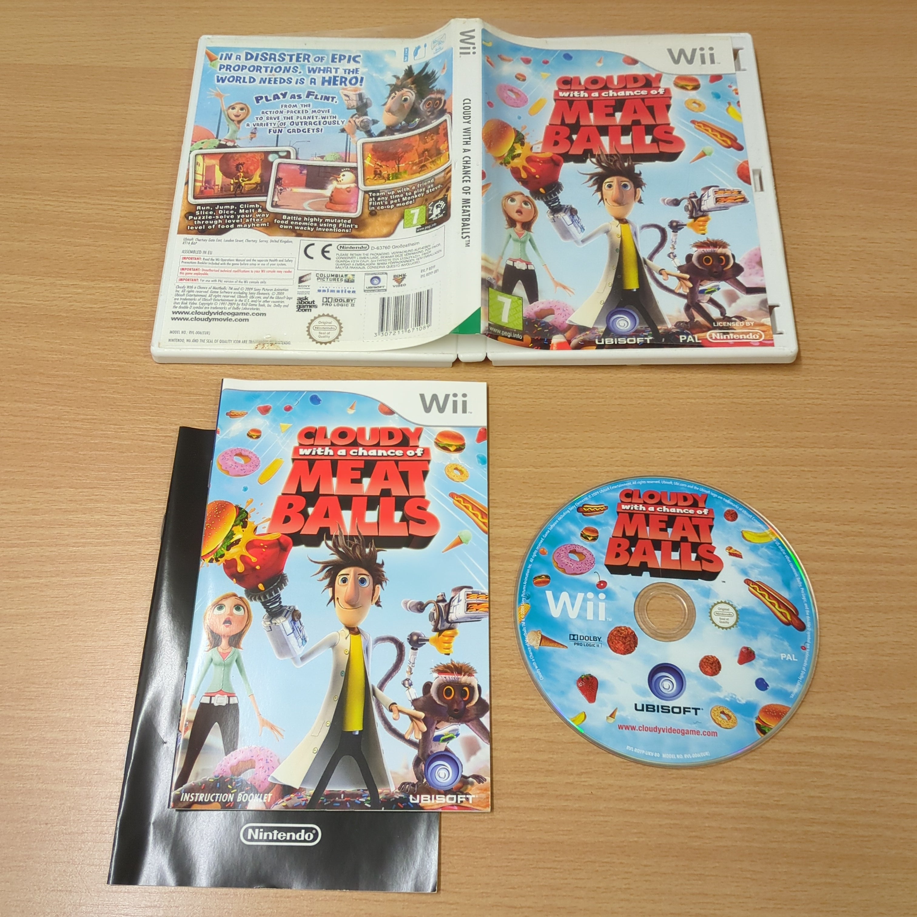 Cloudy with a Chance of Meatballs Nintendo Wii game