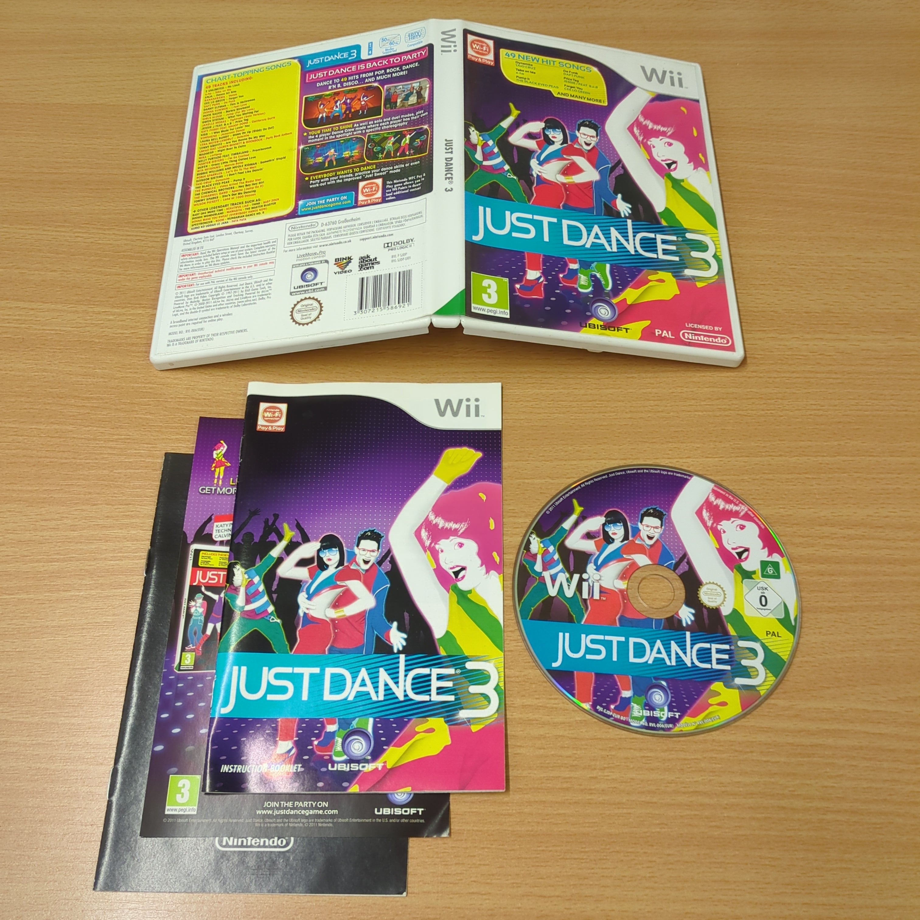 Just Dance 3 Nintendo Wii game