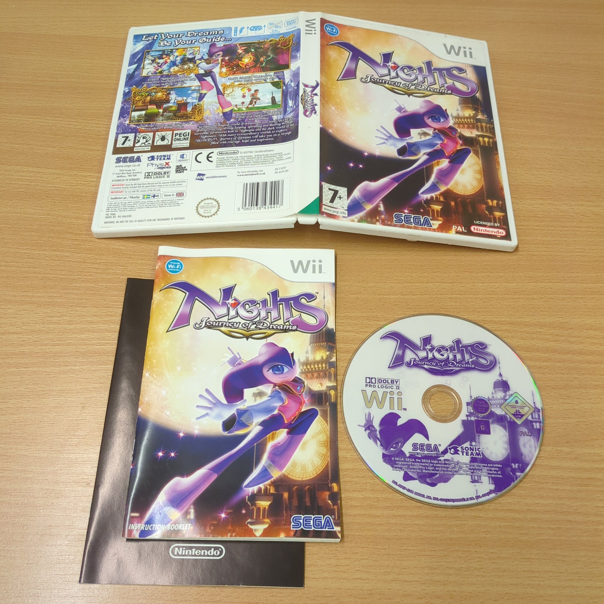 Nights: Journey of DreamsNintendo Wii Game Complete tested