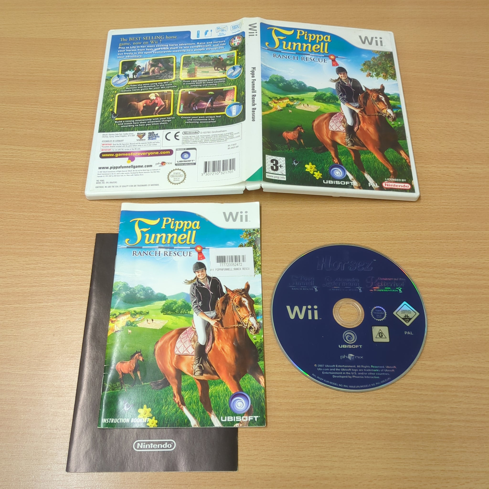 Pippa Funnell Ranch RescueNintendo Wii Game Complete +
