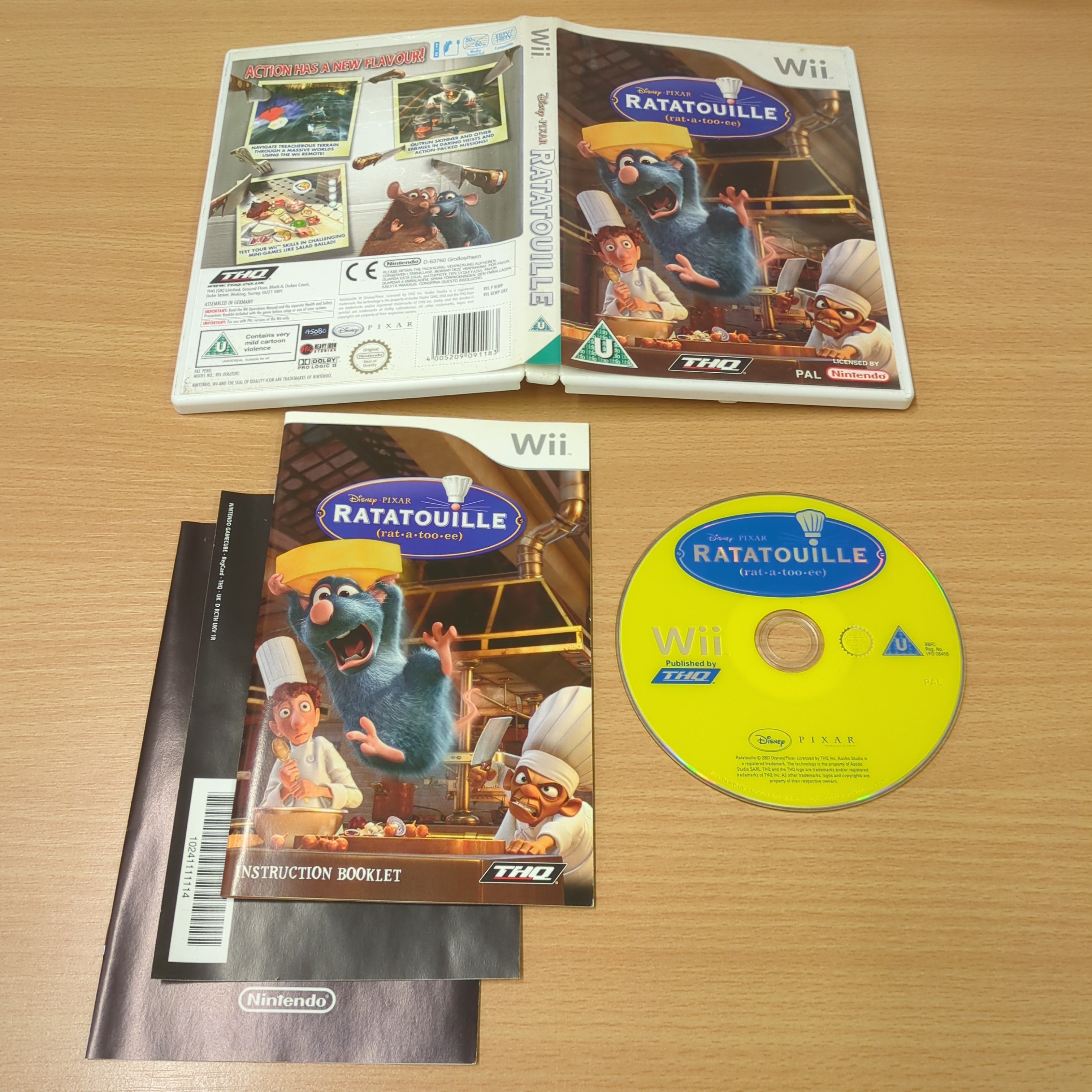 Ratatouille (Disney Pixar) Nintendo Wii game