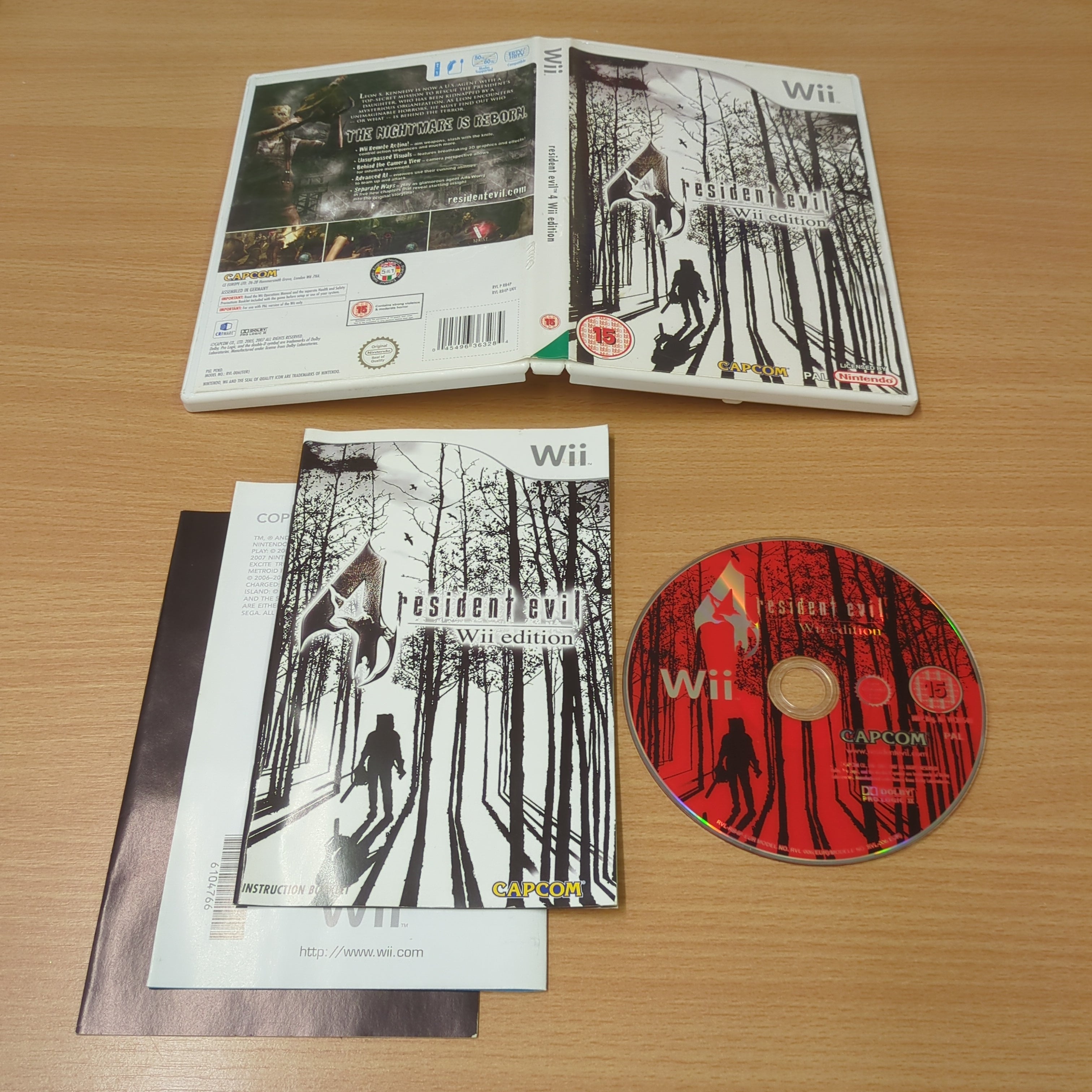 Resident Evil 4 Wii edition Nintendo Wii game