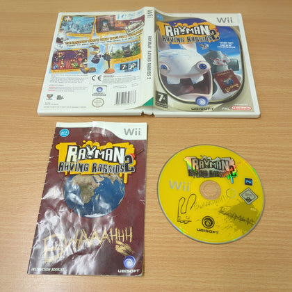 Rayman Raving Rabbids 2 Nintendo Wii game