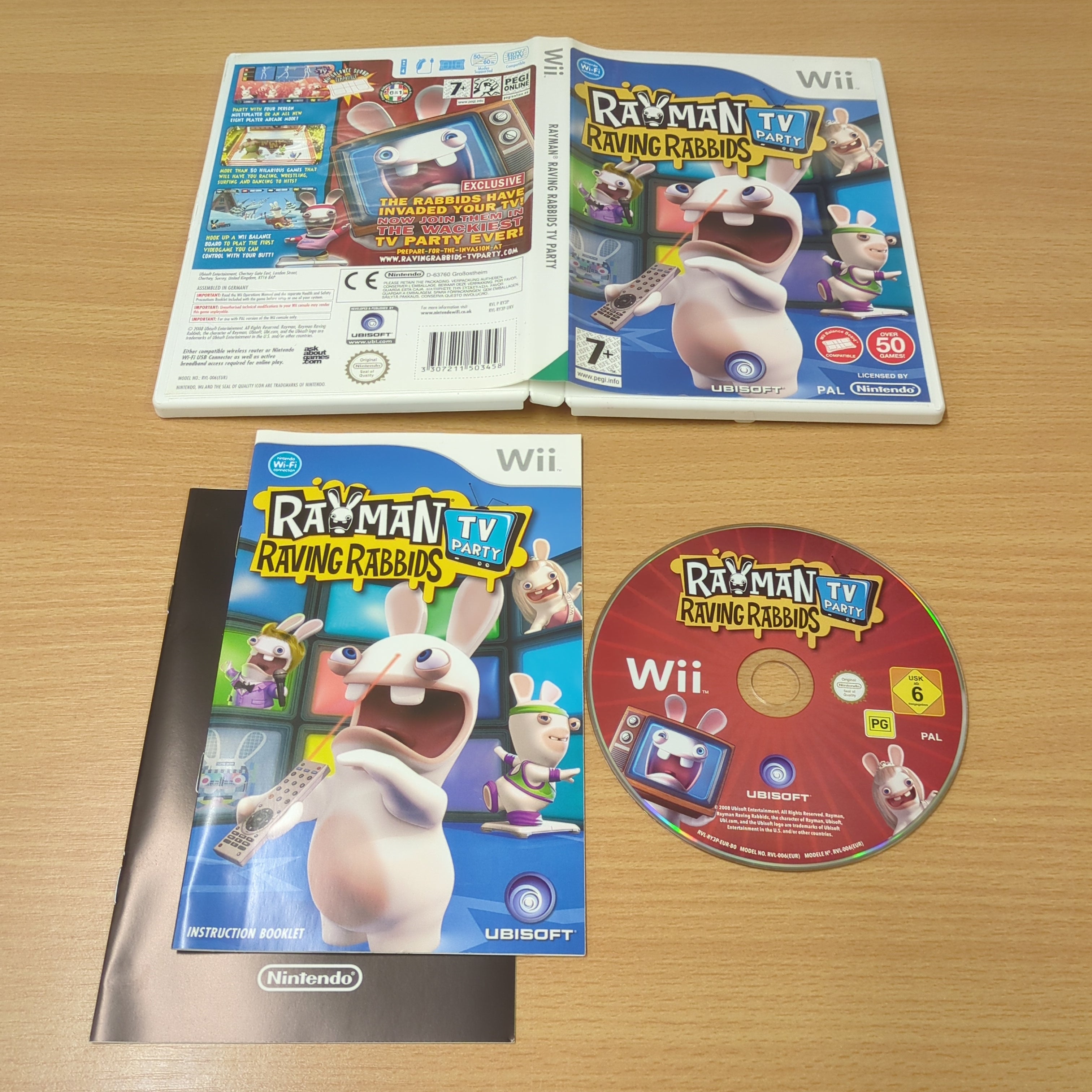 Rayman raving rabbids tv party 4.99 8BitBeyond – retro game store uk ...