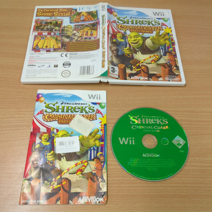 Shrek's Carnival Craze Party Games Nintendo Wii game