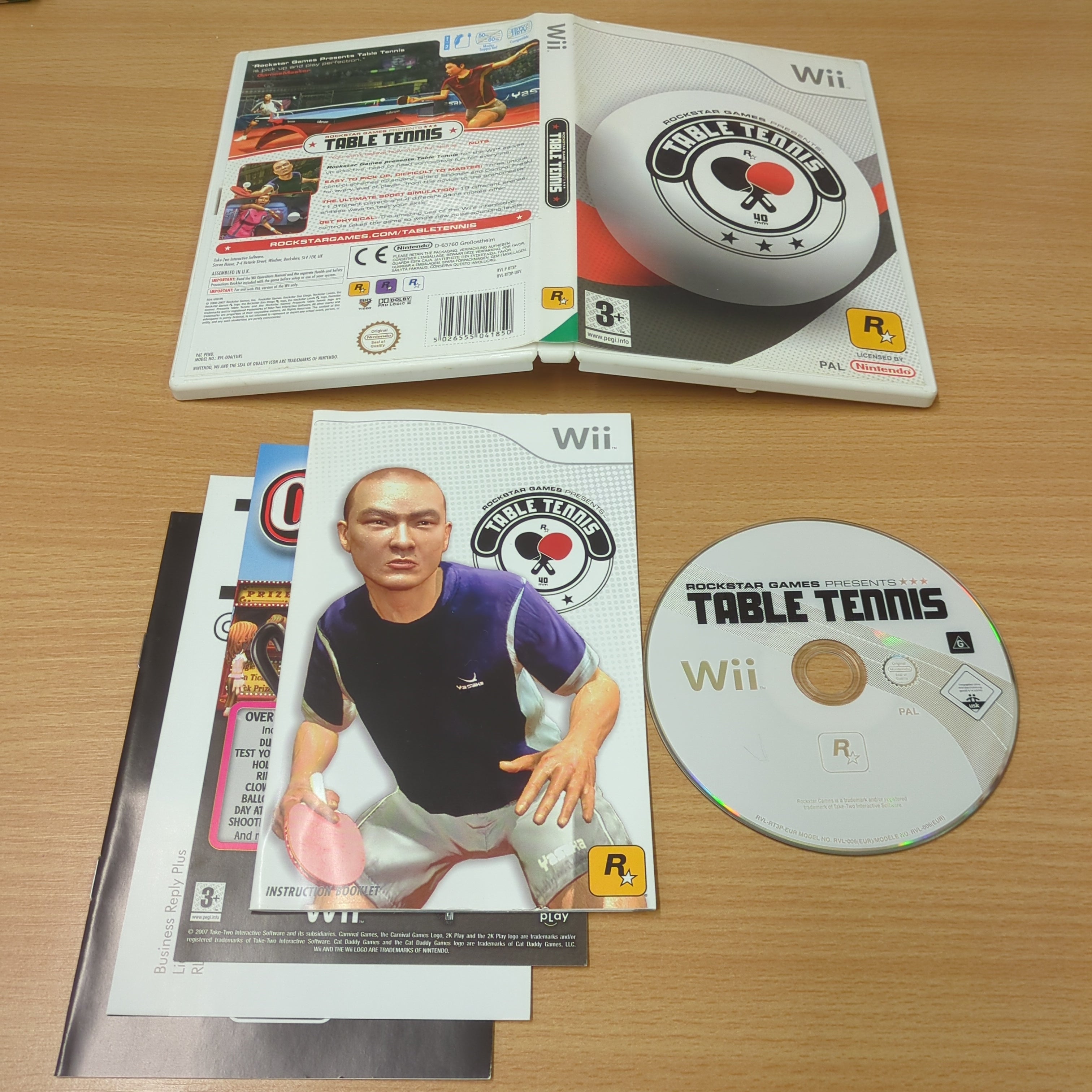 Table Tennis Nintendo Wii game