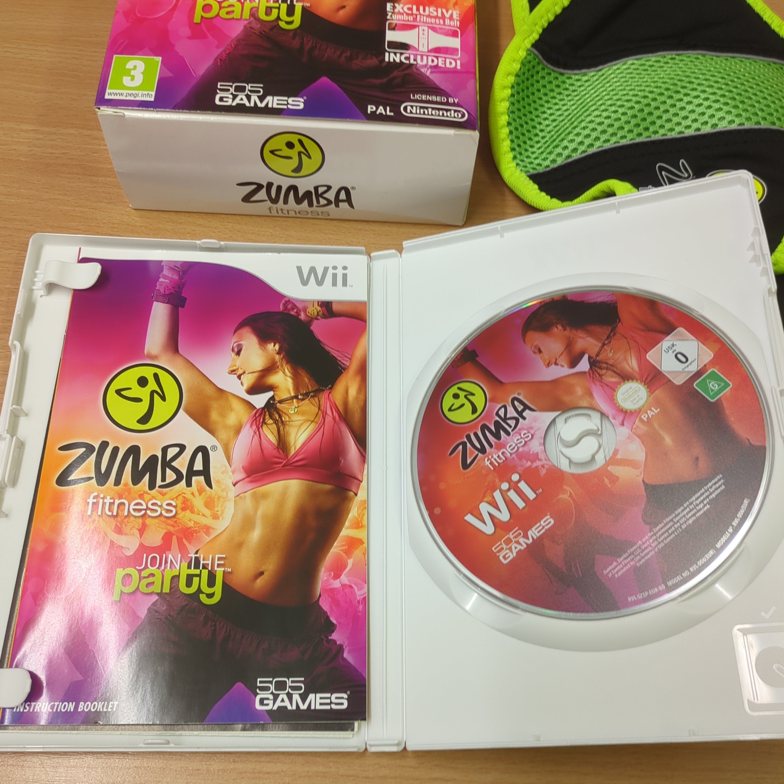 Zumba Fitness: Join the Party (Fitness Belt Big Box) Nintendo Wii game