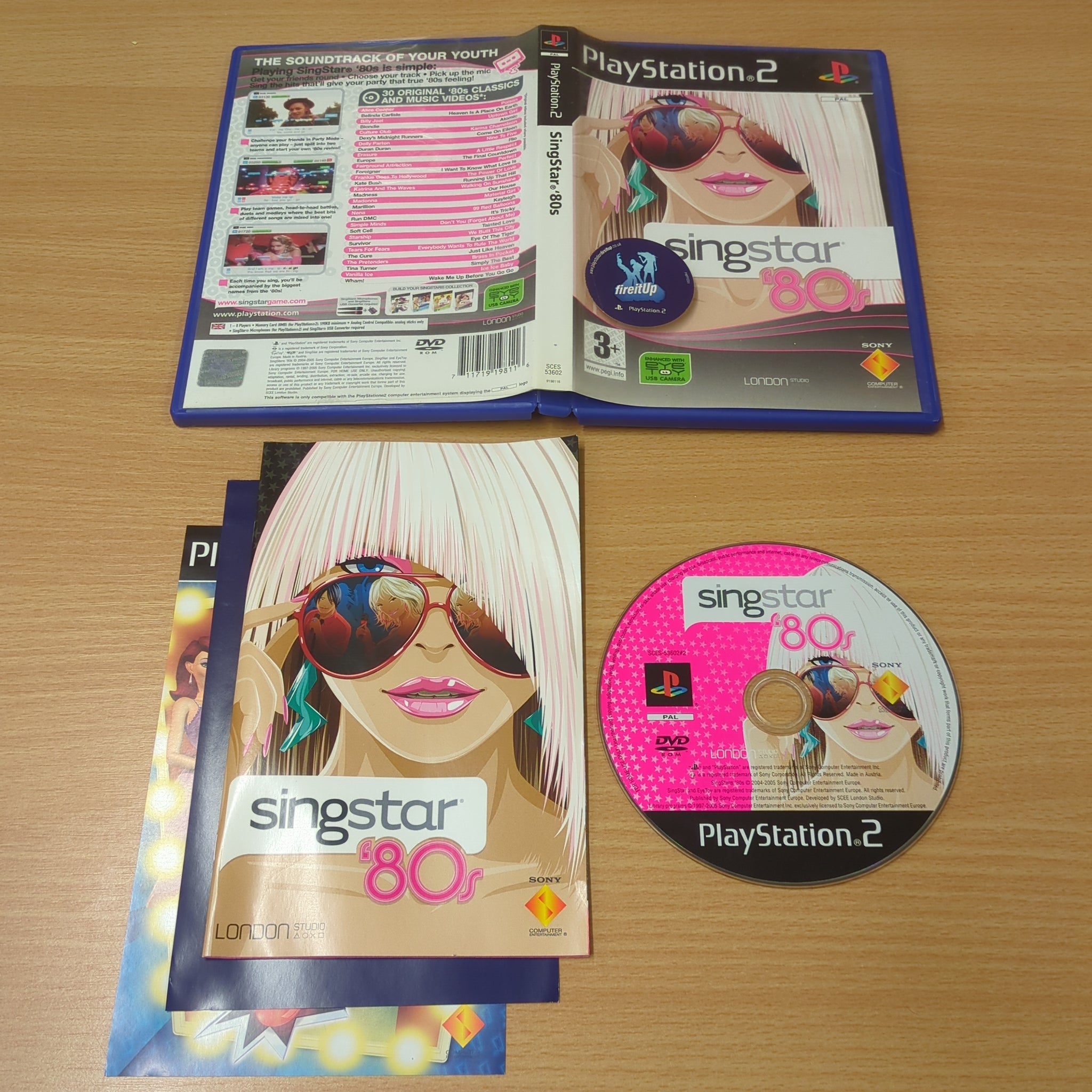 Singstar SingStar 80s Sony PS2 game – retro game store uk - 8BitBeyond.com
