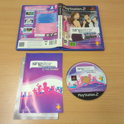 SingStar Boy Bands vs Girl Bands Sony PS2 game