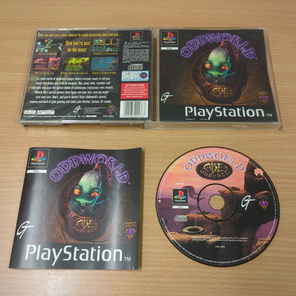 Oddworld Abe's Oddysee Sony PS1 game