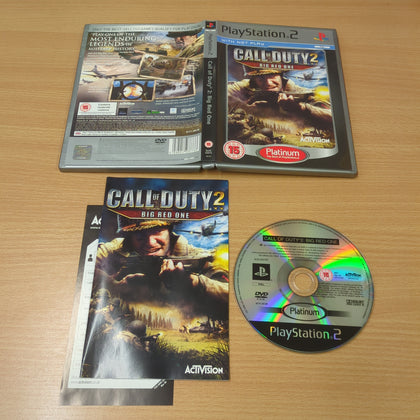 Call of Duty 2: Big Red One Platinum Sony PS2 game