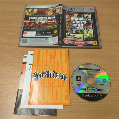 Grand Theft Auto: San Andreas Platinum Sony PS2 game