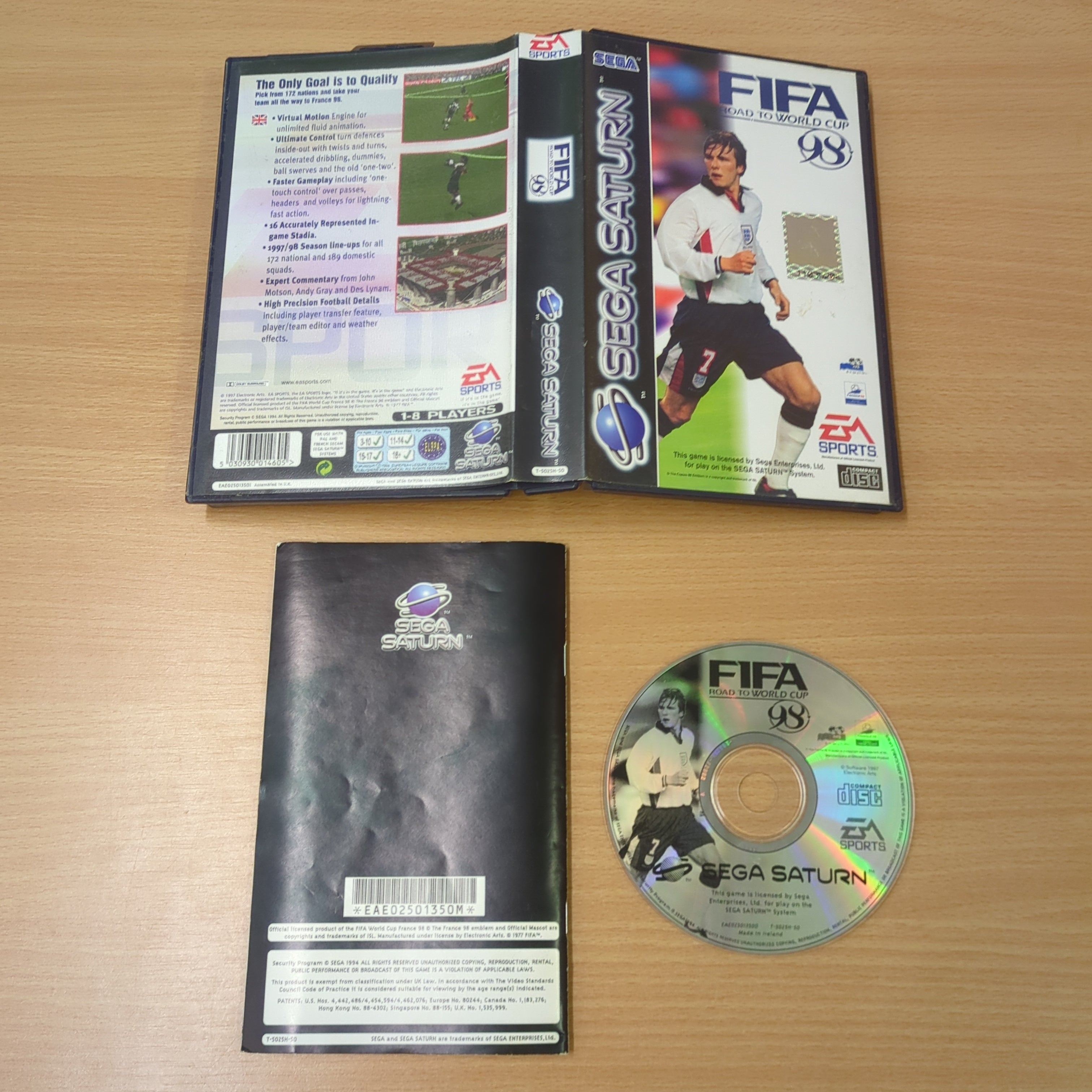 FIFA Road To World Cup 98 Sega Saturn game