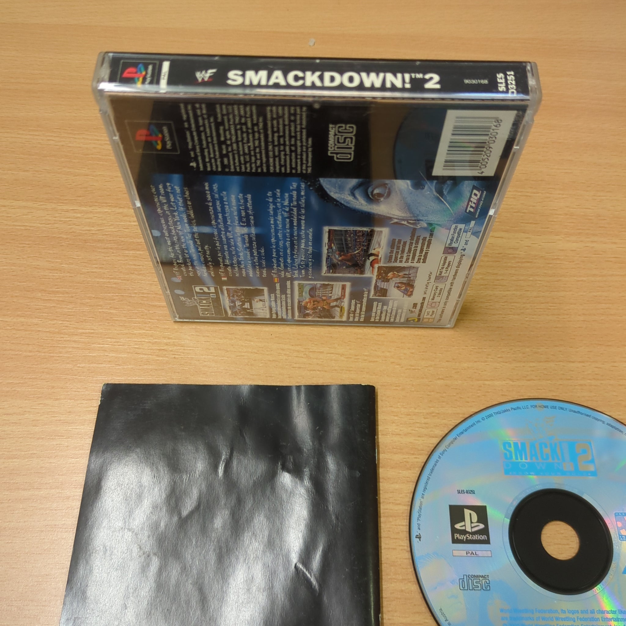WWF Smackdown 2 Know Your Role Sony PS1 game – retro game store uk