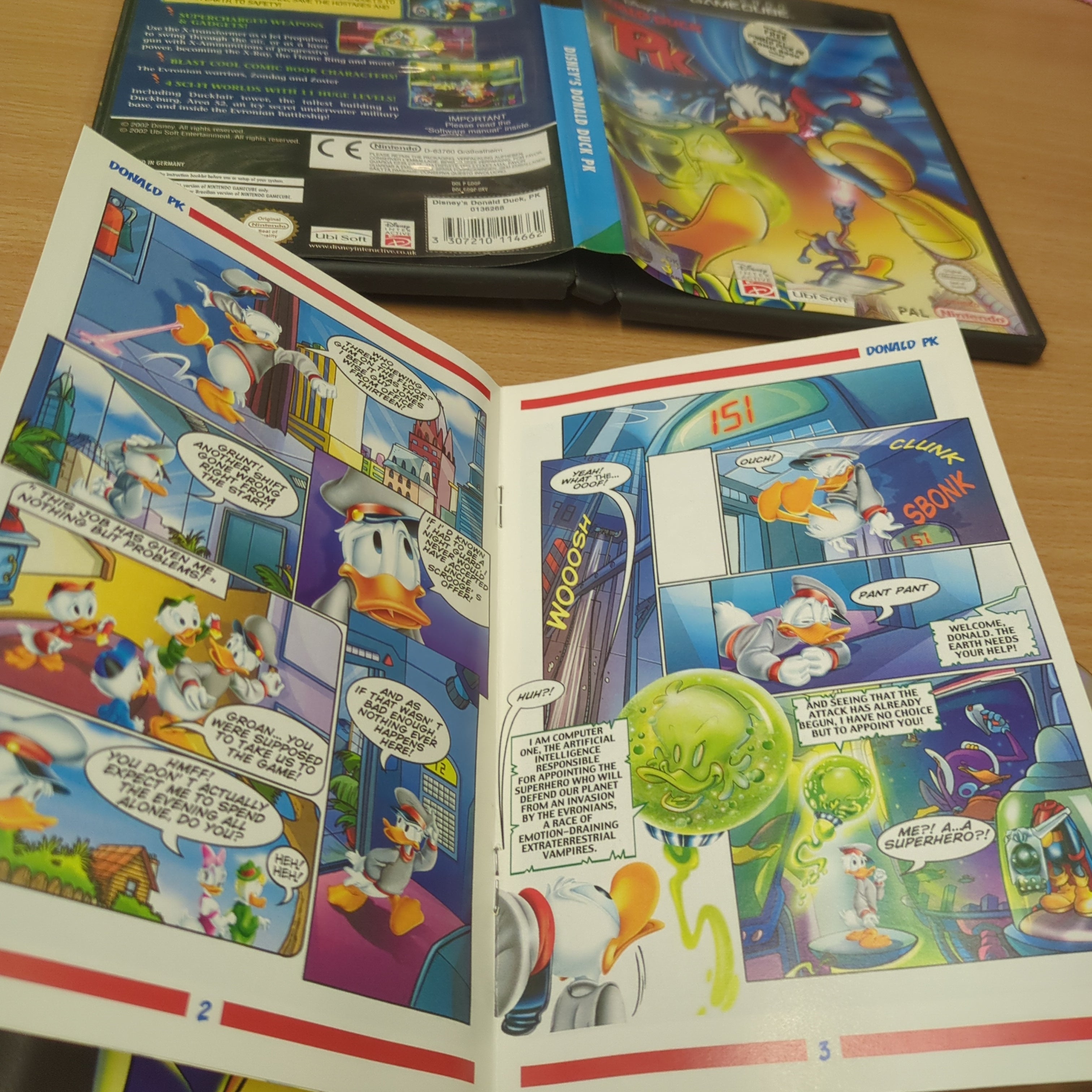 Disney's Donald Duck PK Nintendo GameCube game
