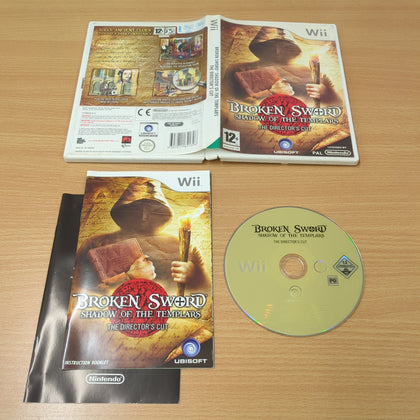 Broken Sword Shadow of the Templars The Director's Cut Nintendo Wii game