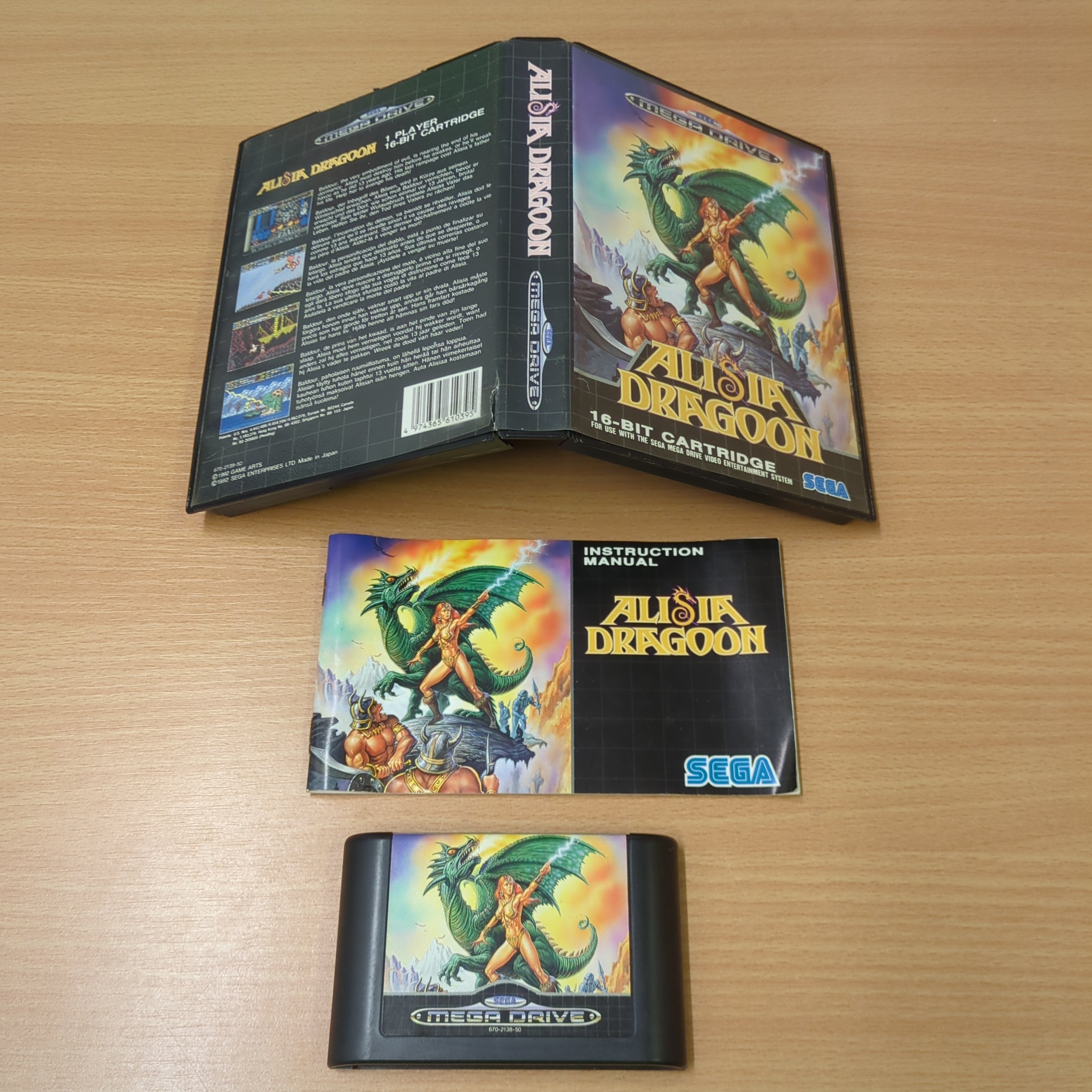 Alisia Dragoon Sega Mega Drive game