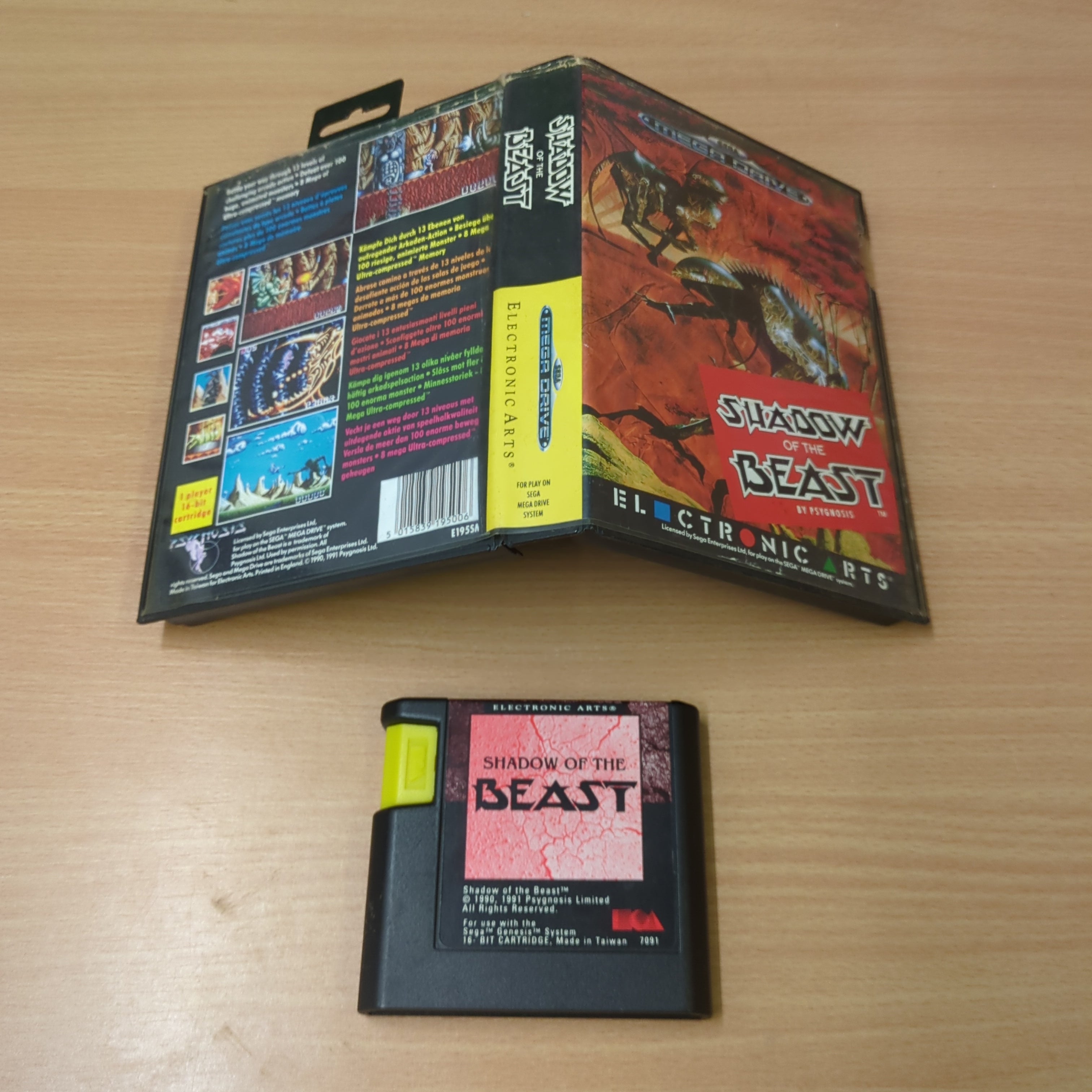 Shadow of the Beast Sega Mega Drive game