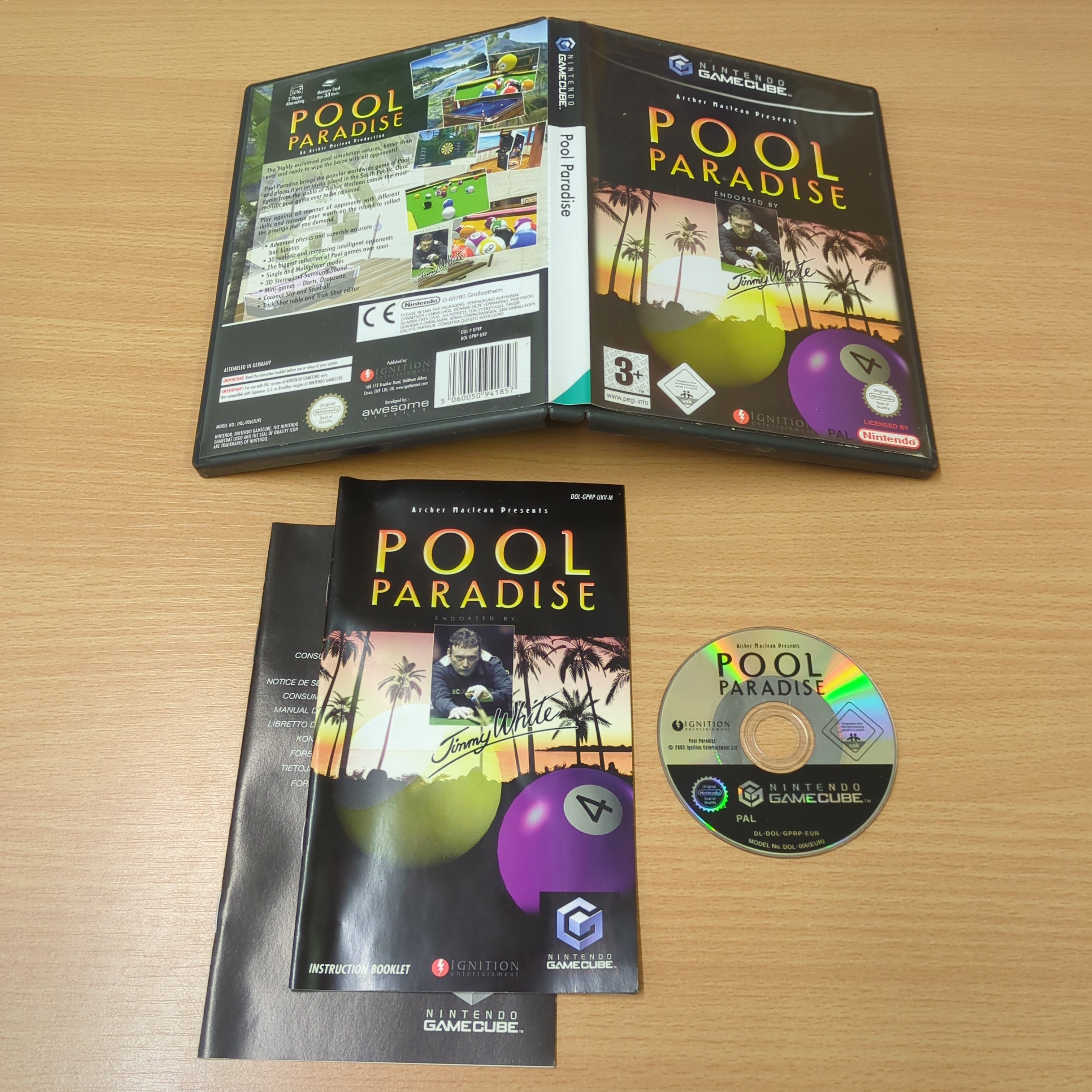 Pool Paradise Nintendo GameCube game