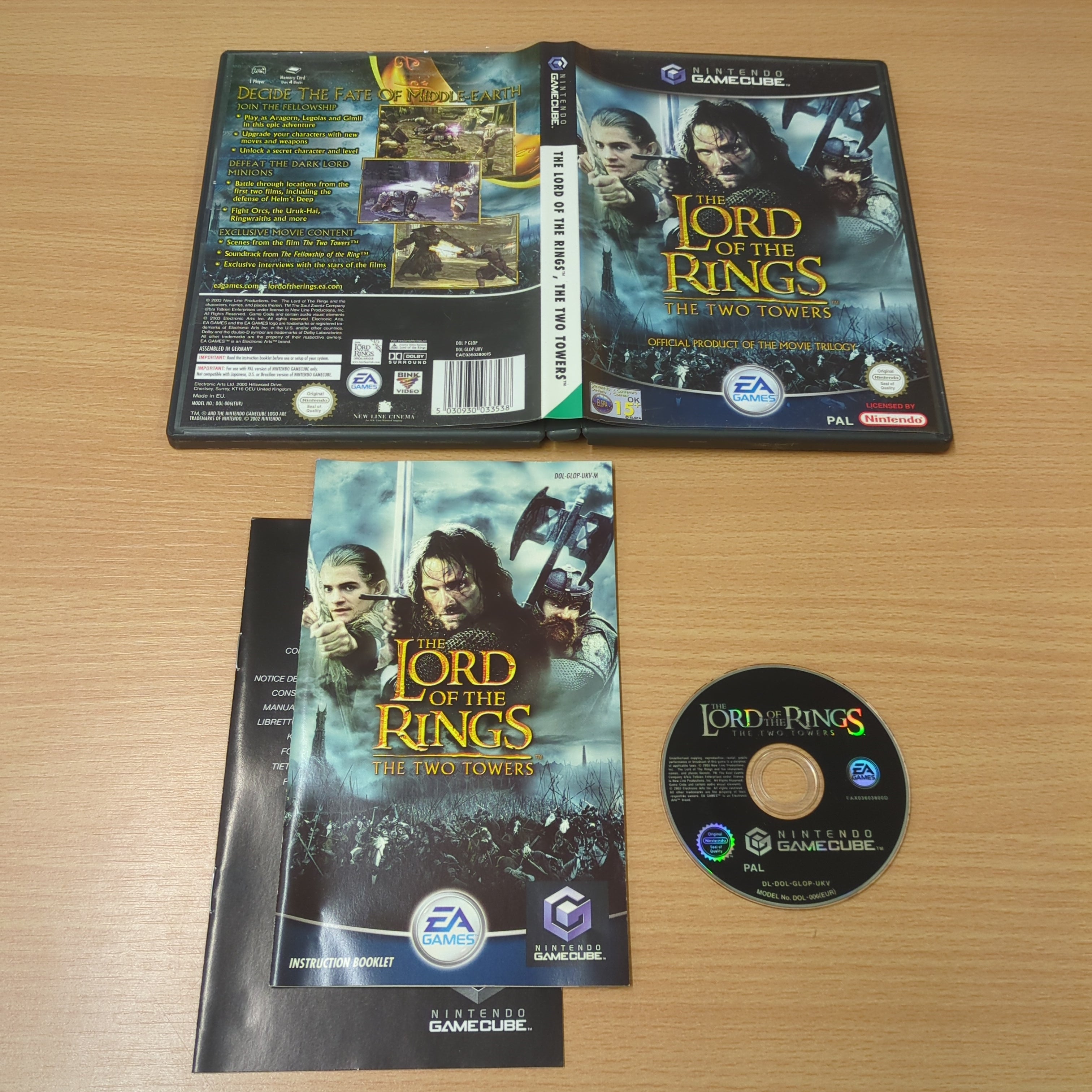 The Lord of the Rings: The Two Towers Nintendo GameCube game