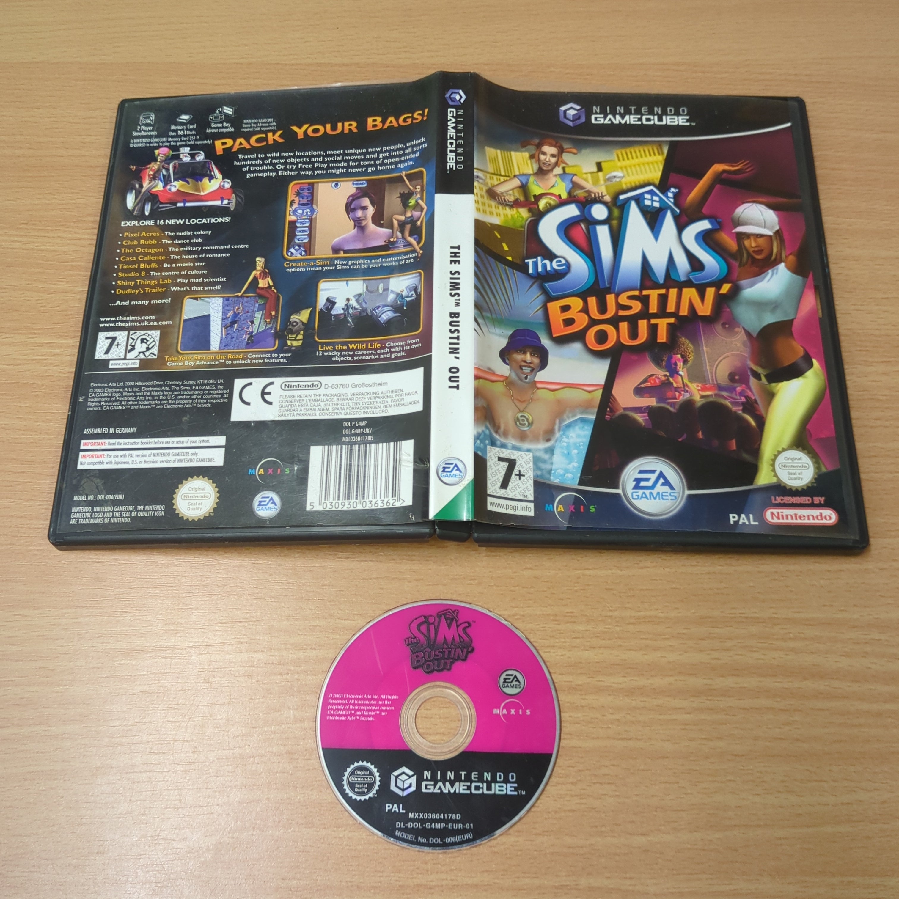 The Sims Bustin' Out Nintendo GameCube game