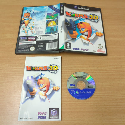 Worms 3D Nintendo GameCube game