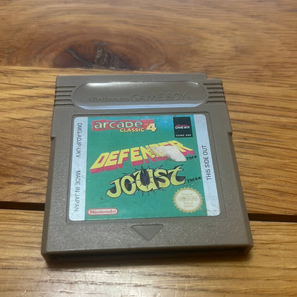 Arcade Classic 4: Defender and Joust Nintendo Game Boy Cart Only