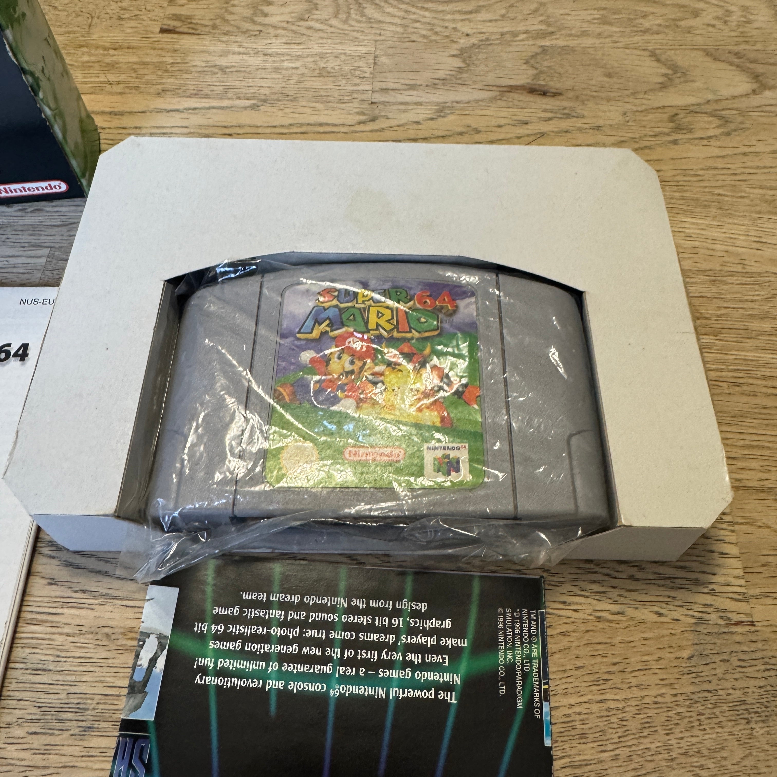 Super mario 64 n64 game boxed complete