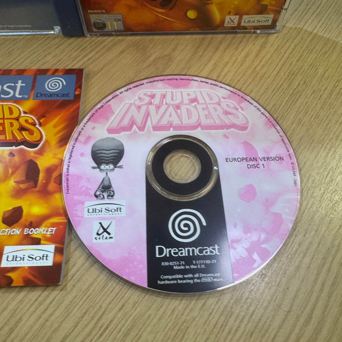 Stupid Invaders Sega dreamcast game cib