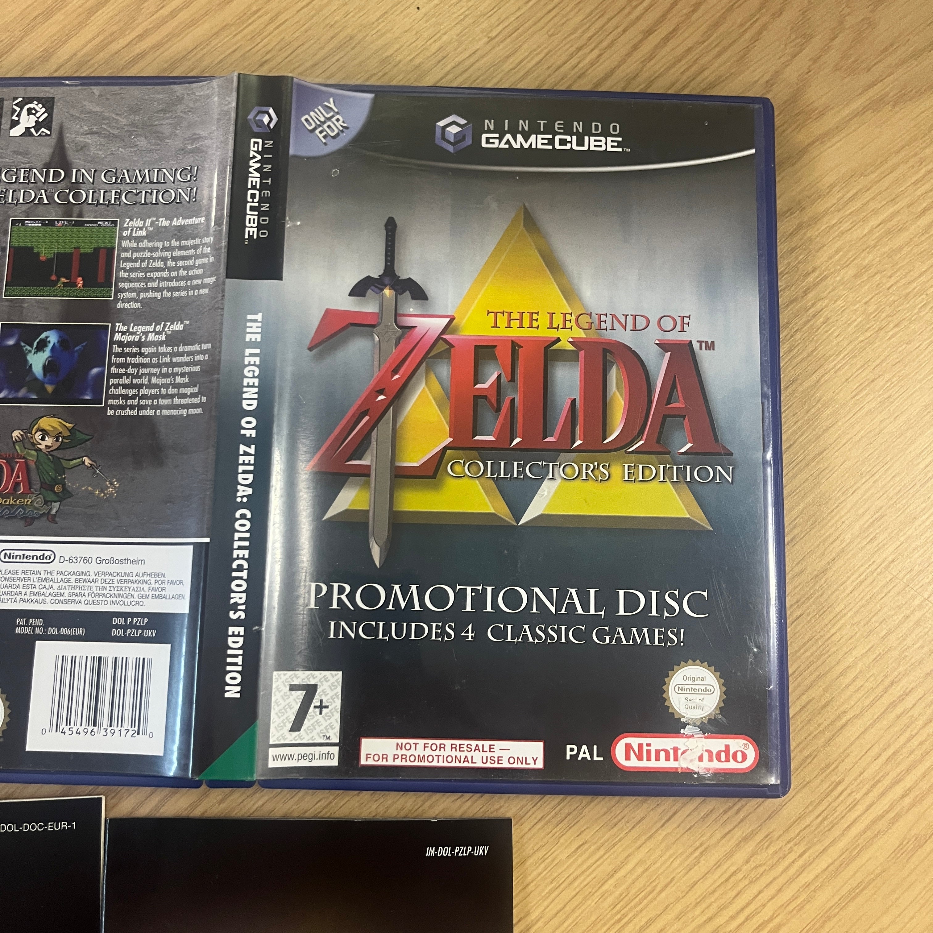 Legend of Zelda: Collector's Edition, The GameCube game complete