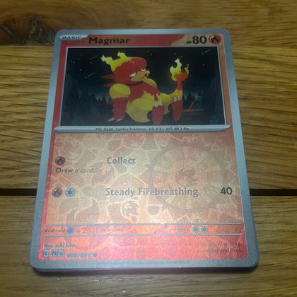 Paldean Fates: Magmar [Reverse Holo] #9