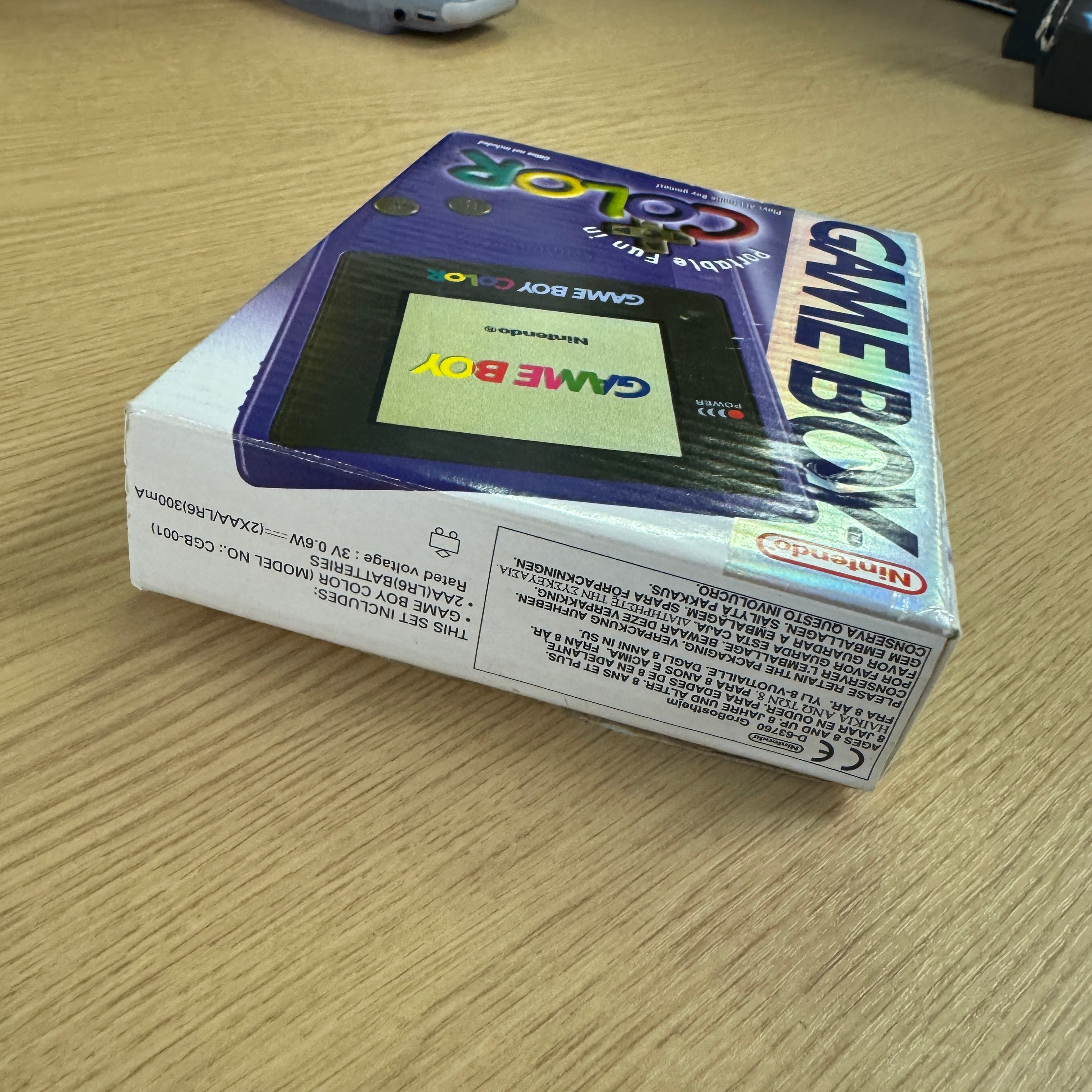 Purple Nintendo Game Boy Color boxed