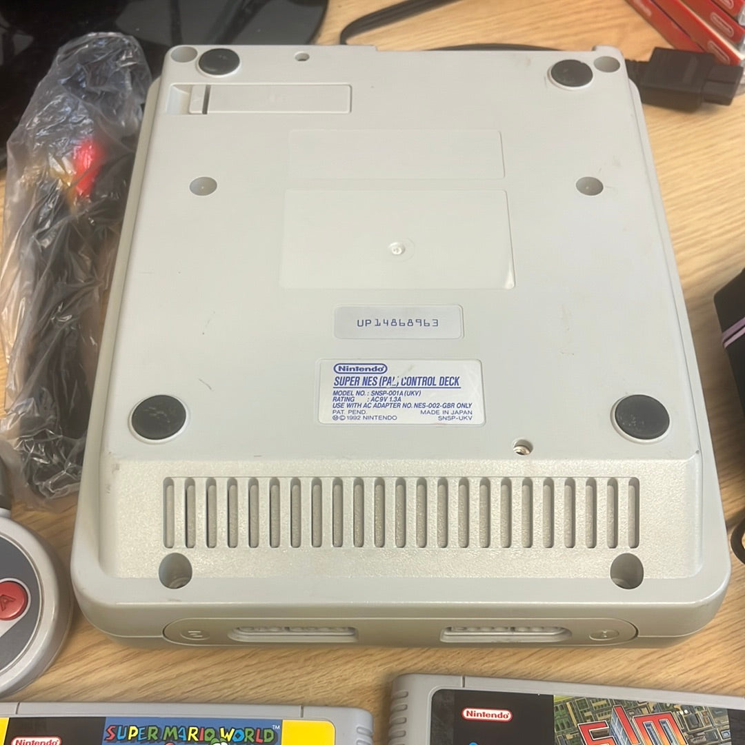 Super Nintendo SNES Console bundle – retro game store uk - 8BitBeyond.com