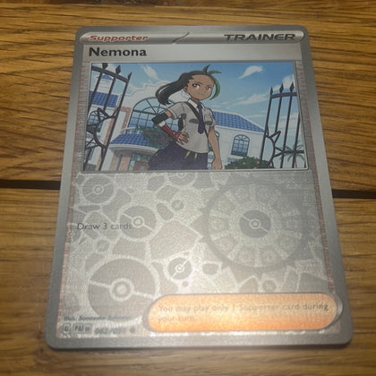 Paldean Fates: Nemona [Reverse Holo] #82