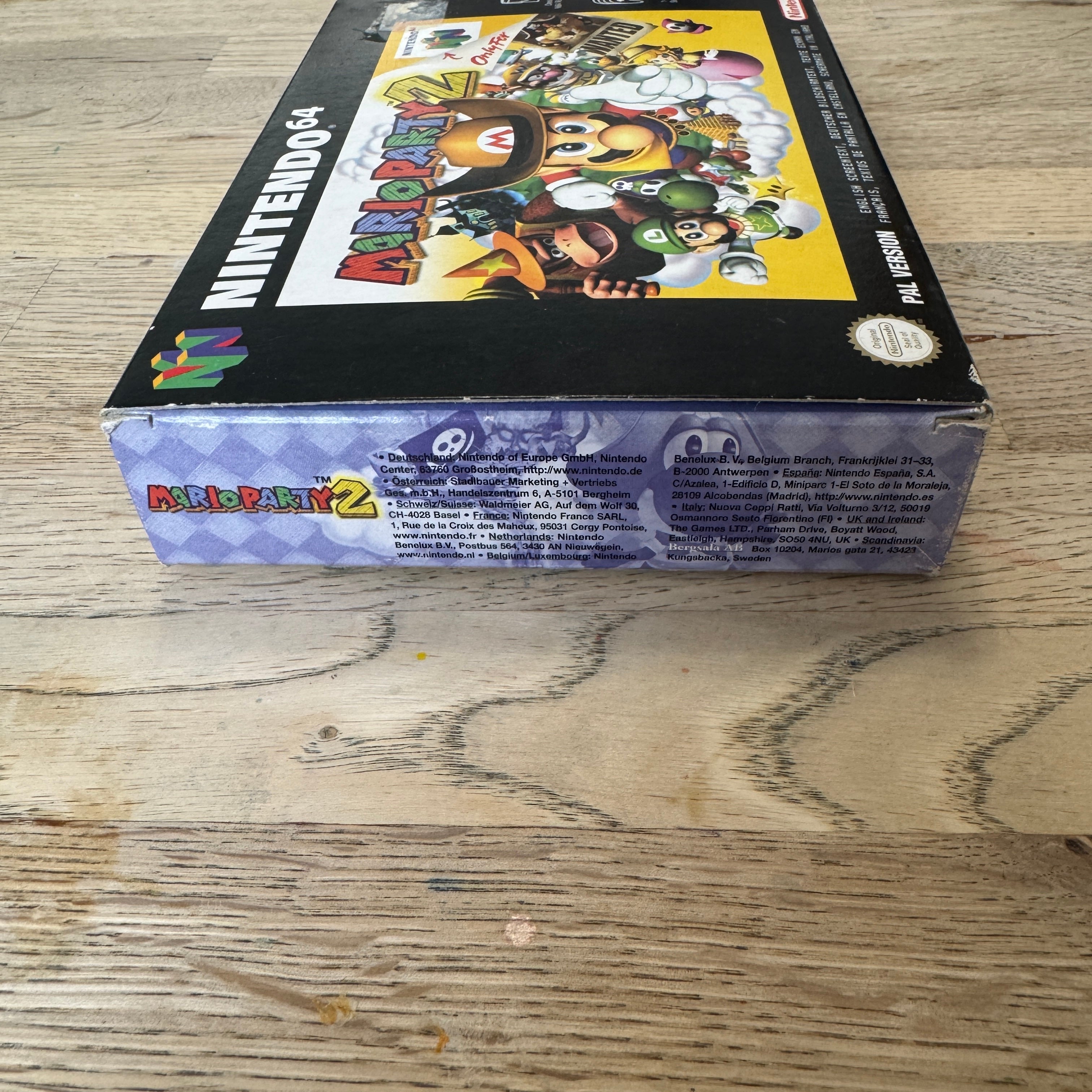 Mario party 2 n64 game boxed complete