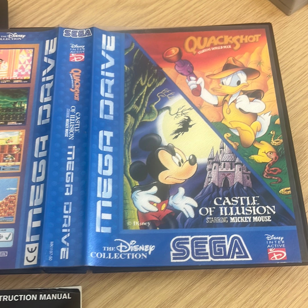 The Disney Collection: Castle of Illusion & Quackshot Sega Mega Drive game my
