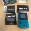 Teal game boy color boxed