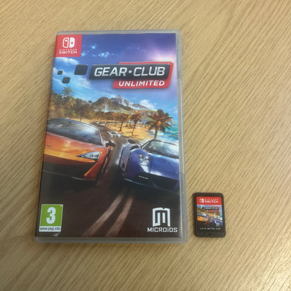 gear club unlimited nintendo switch game