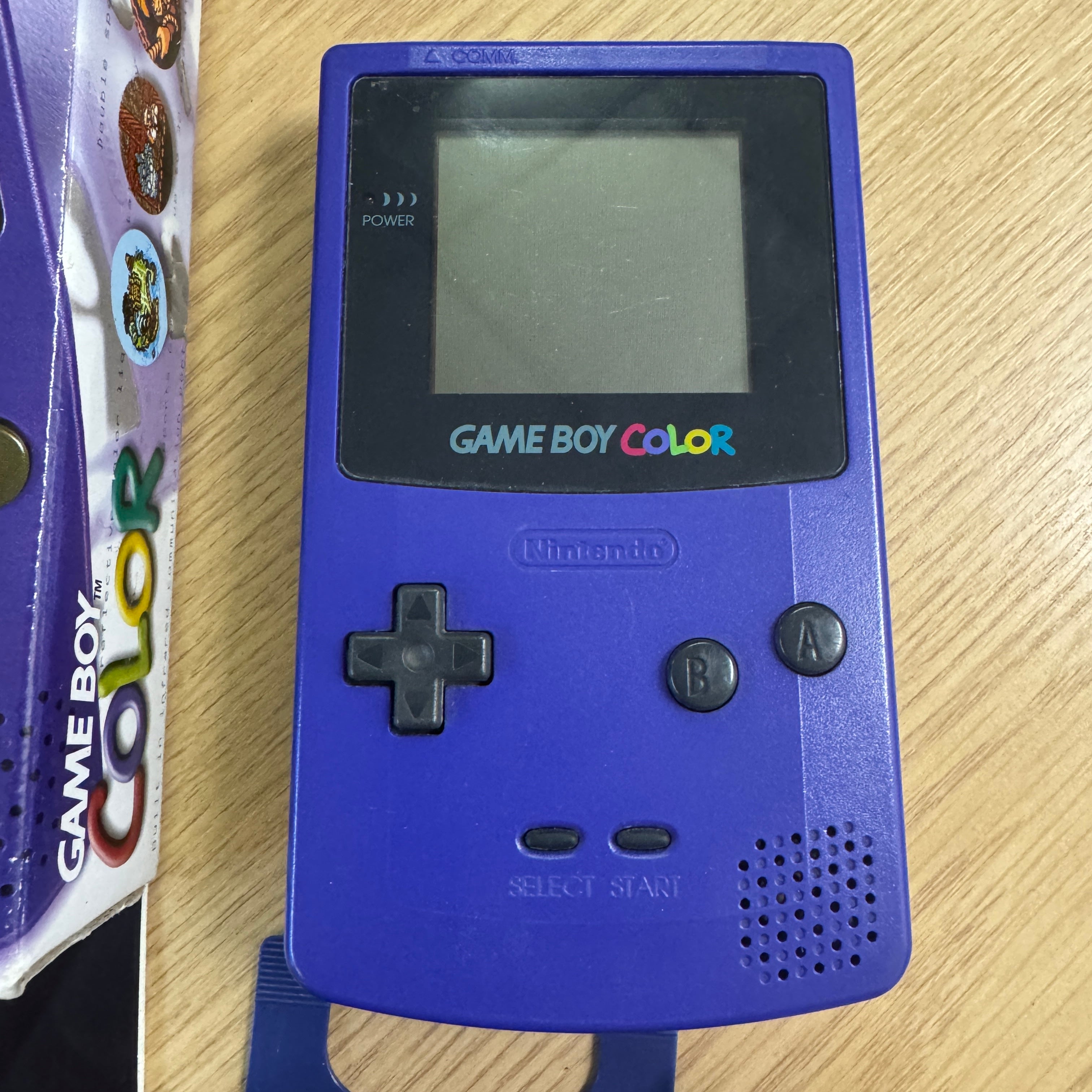 Purple Nintendo Game Boy Color boxed