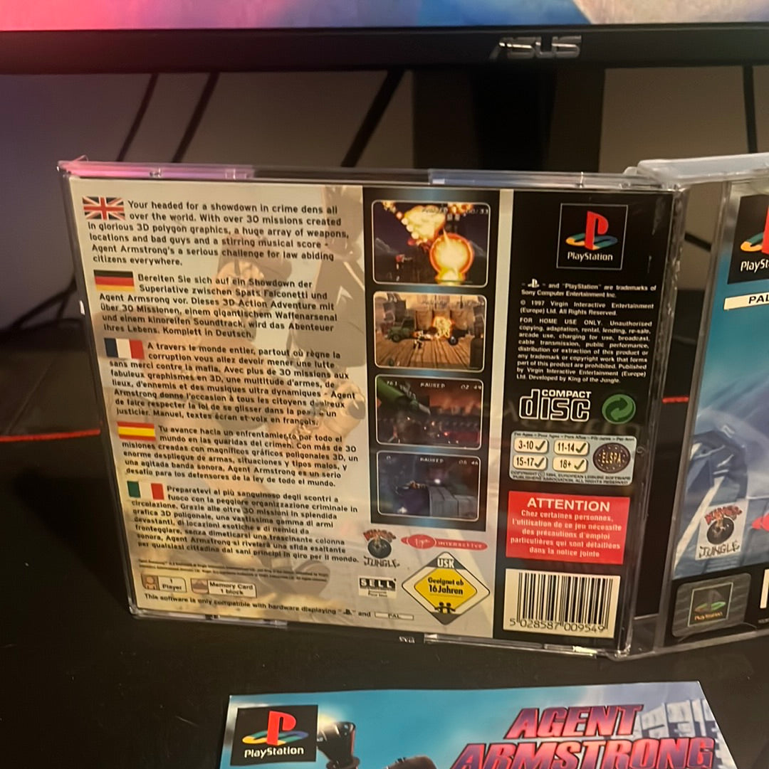 Agent Armstrong Sony PS1 game