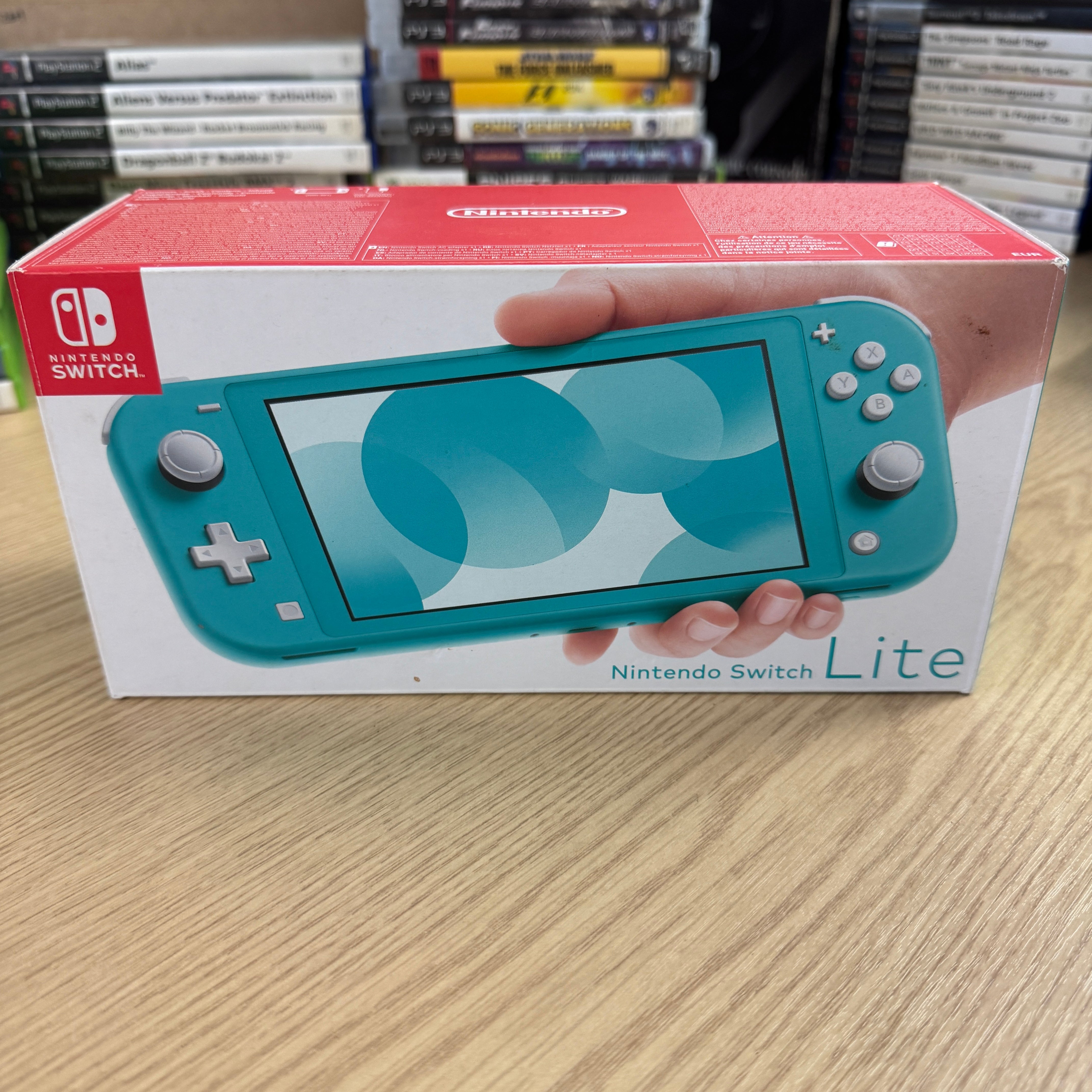 Nintendo switch lite console blue boxed
